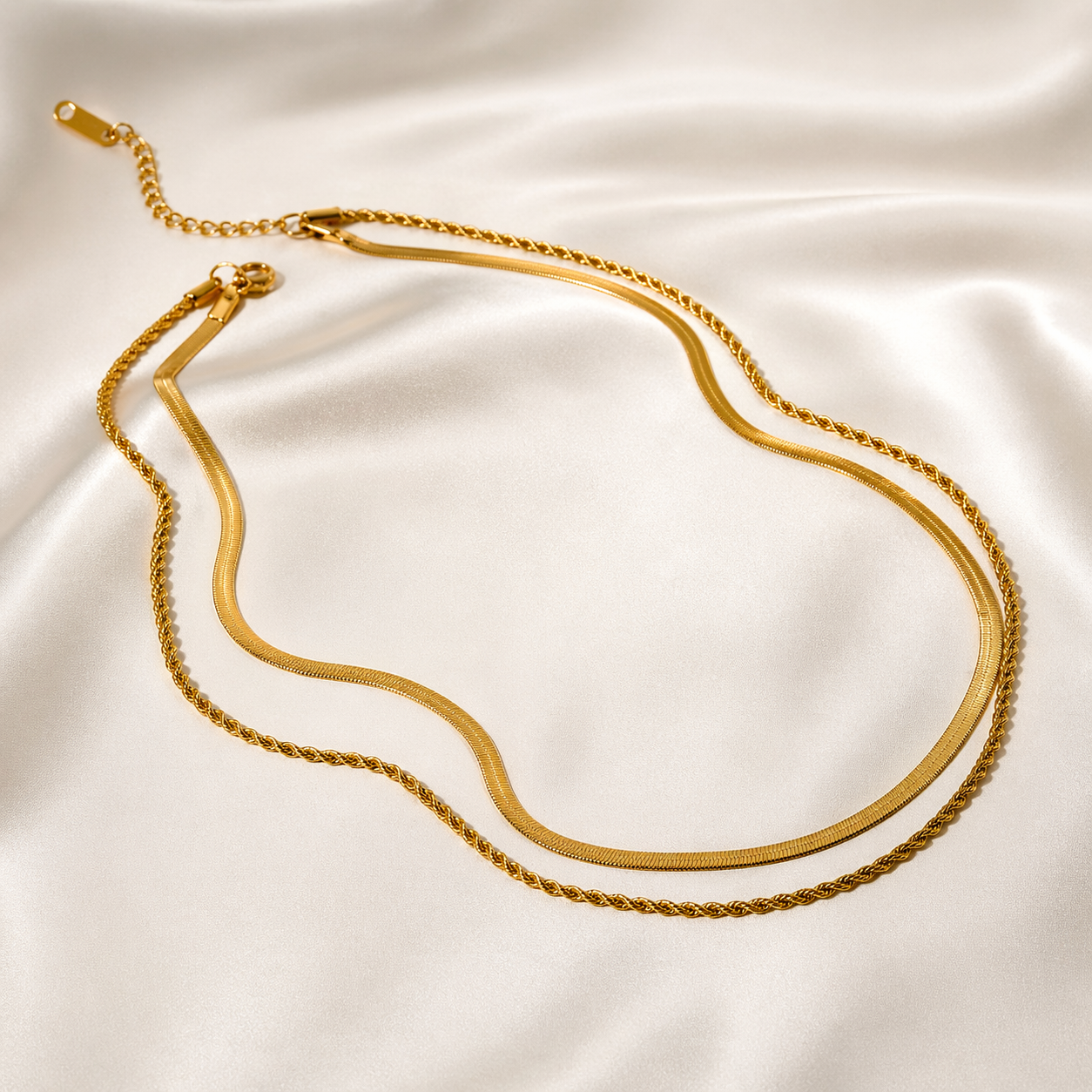 Colgante doble cadena