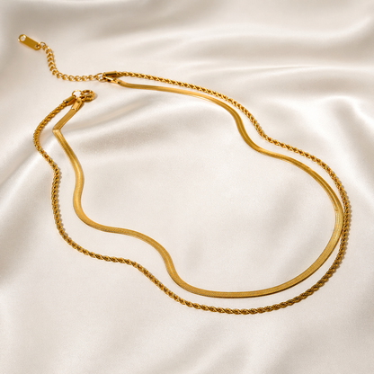 Colgante doble cadena