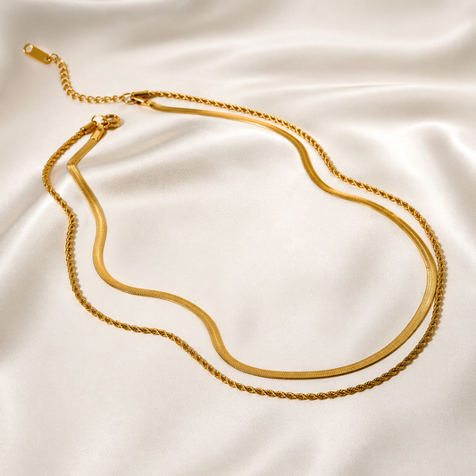 Colgante doble cadena