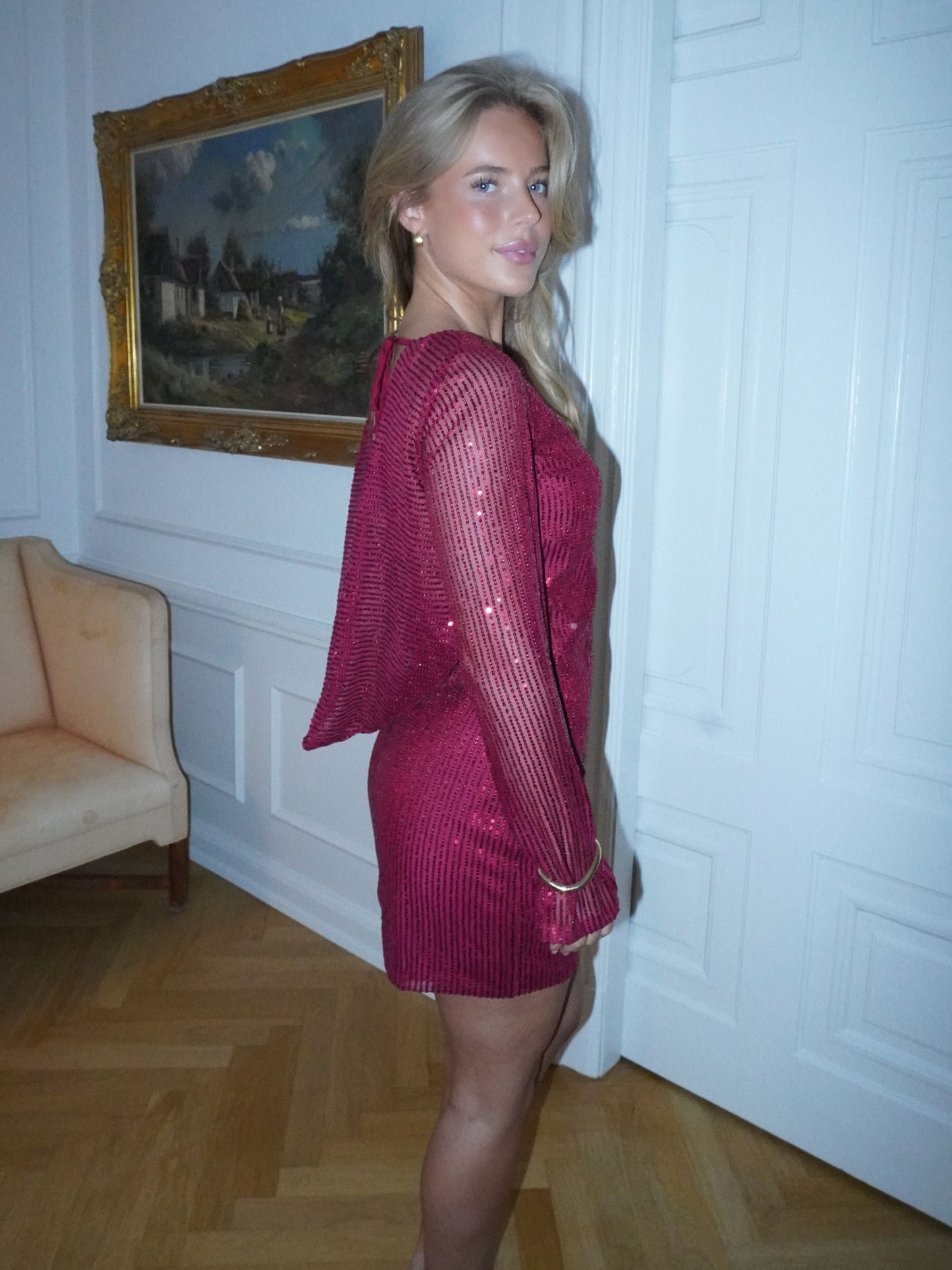 Vestido Giulia Noche Roja - Martina Montes - imagen 5