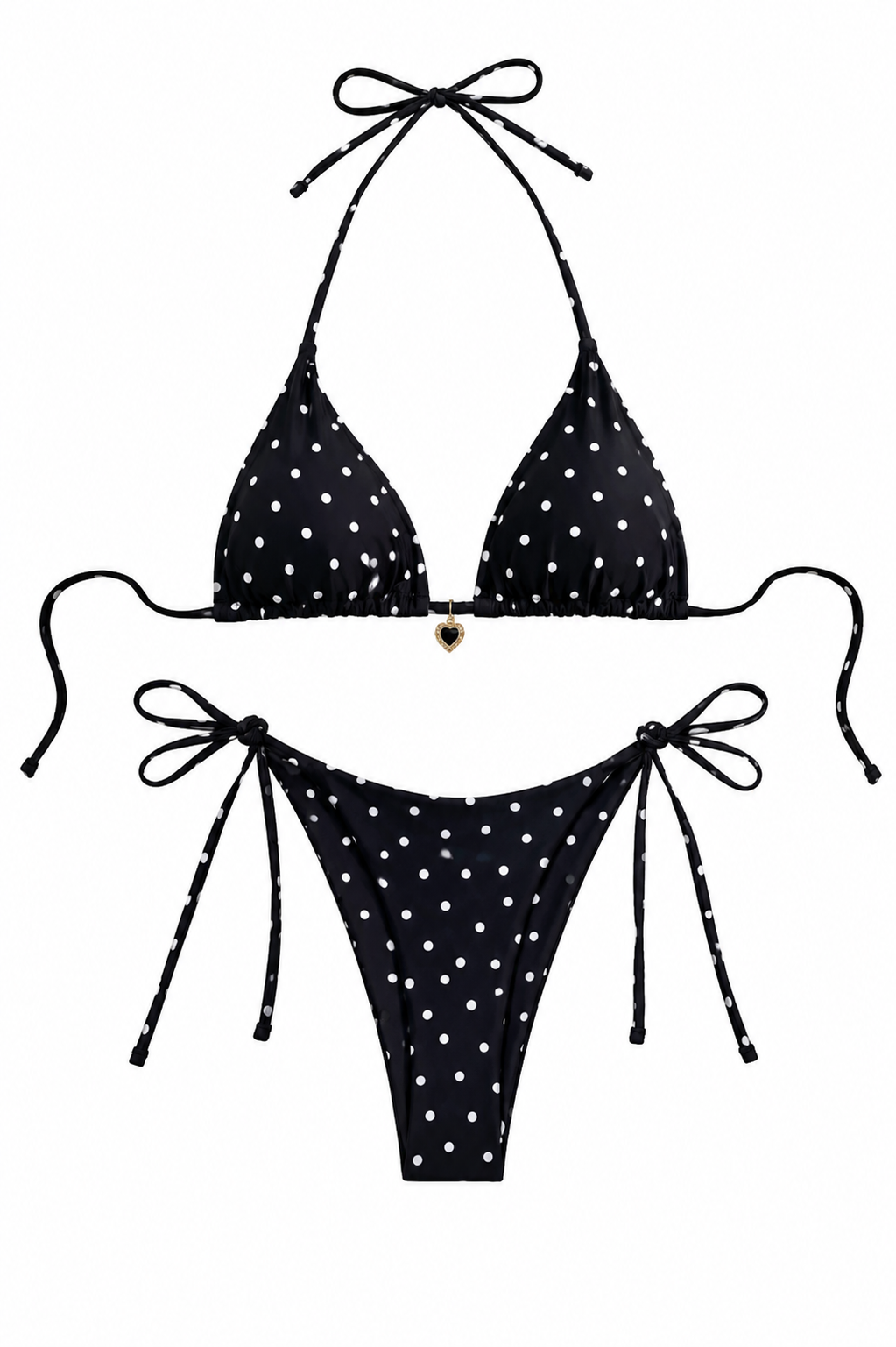 Bikini Polka Noir