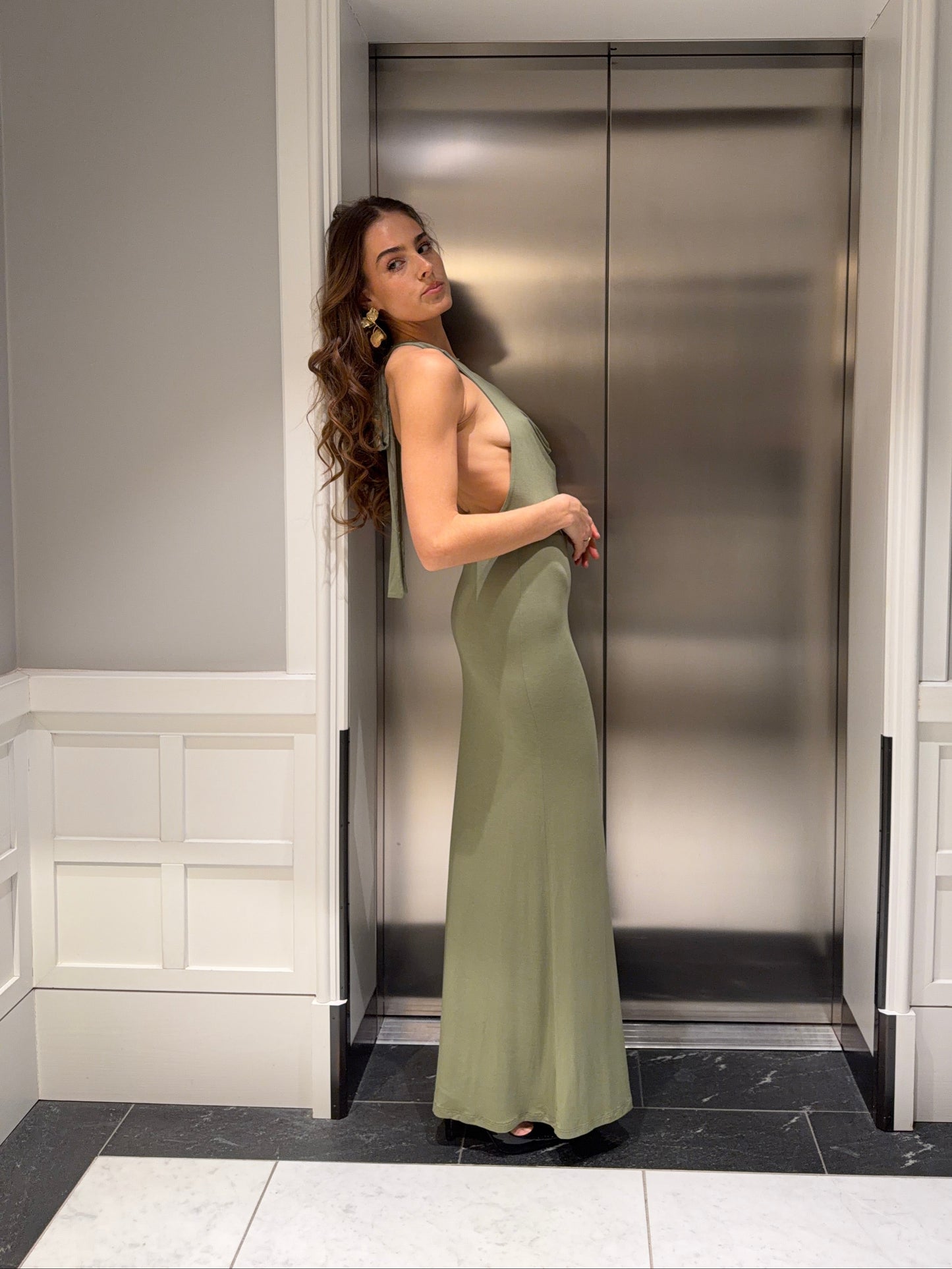 Vestido Espalda Abierta Sage - Martina Montes - imagen 1