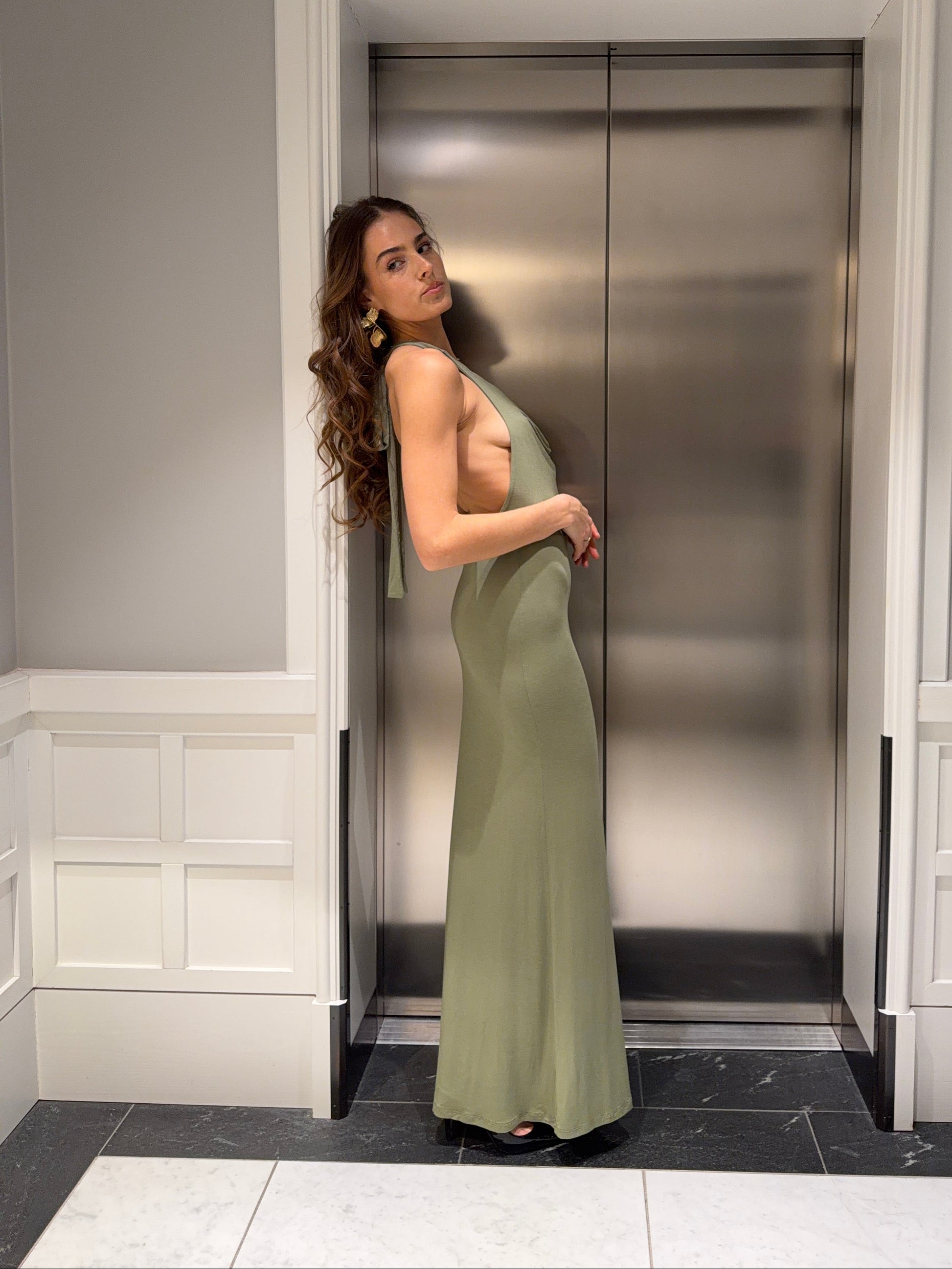 Vestido Espalda Abierta Sage - Martina Montes - imagen 1