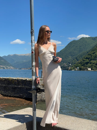 Vestido Zambia Champagne - Martina Montes - imagen 6