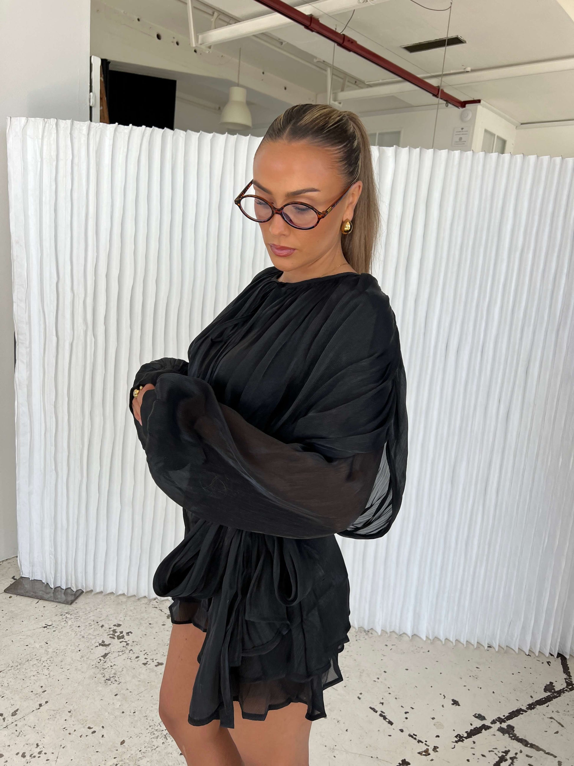 Vestido Kalia Negro - Martina Montes - imagen 6