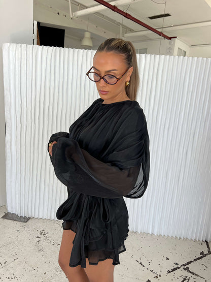 Vestido Kalia Negro - Martina Montes - imagen 6