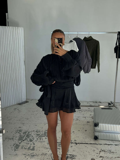 Vestido Kalia Negro - Martina Montes - imagen 8