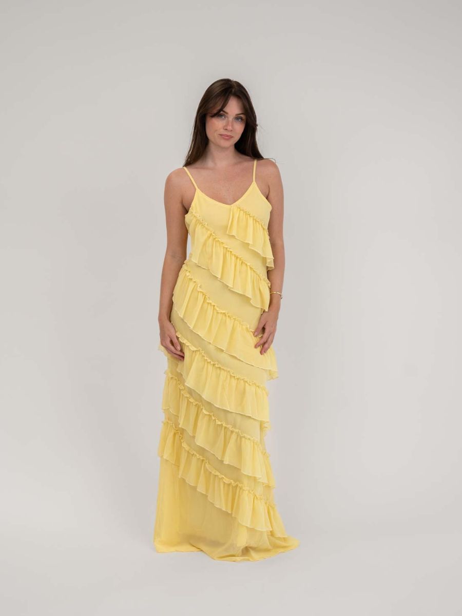 Vestido Rie Amarillo Limón - Martina Montes - imagen 1
