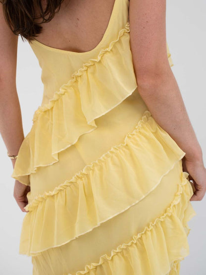 Vestido Rie Amarillo Limón - Martina Montes - imagen 2