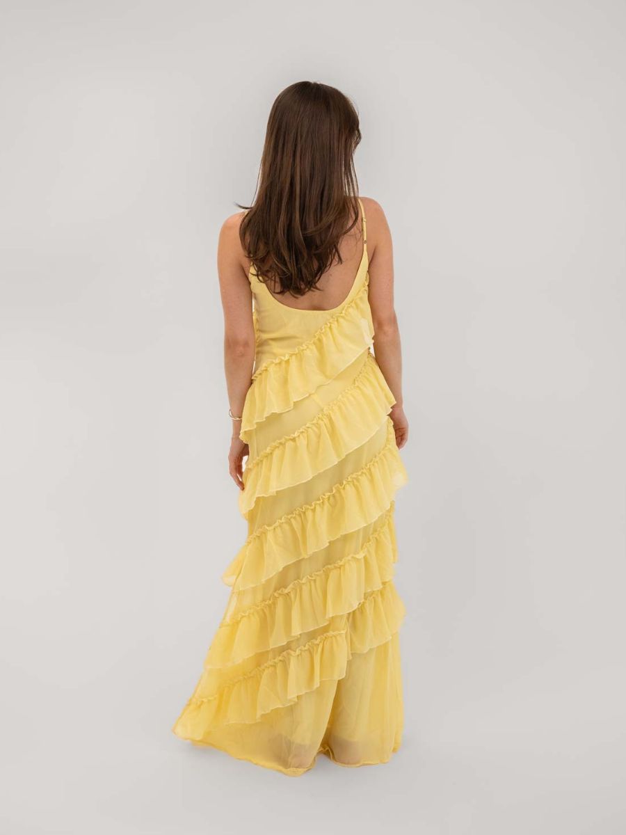 Vestido Rie Amarillo Limón - Martina Montes - imagen 5