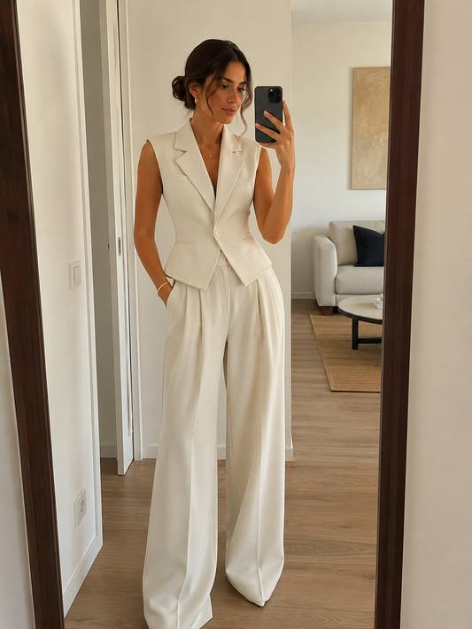 Conjunto Sastre Chaleco y pantalón