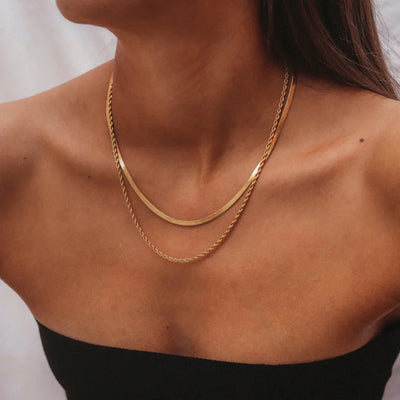 Colgante doble cadena