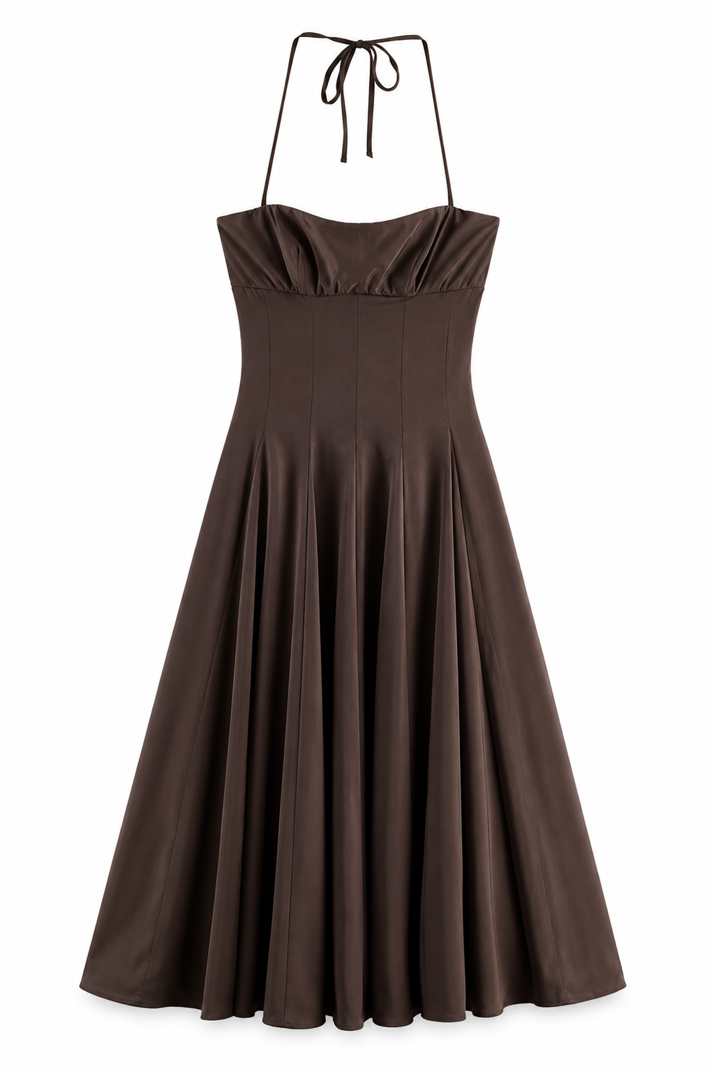 Vestido Halter Chocolate